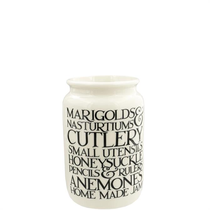 Emma Bridgewater Black Toast Marigolds & Nasturtiums Large Jam Jar